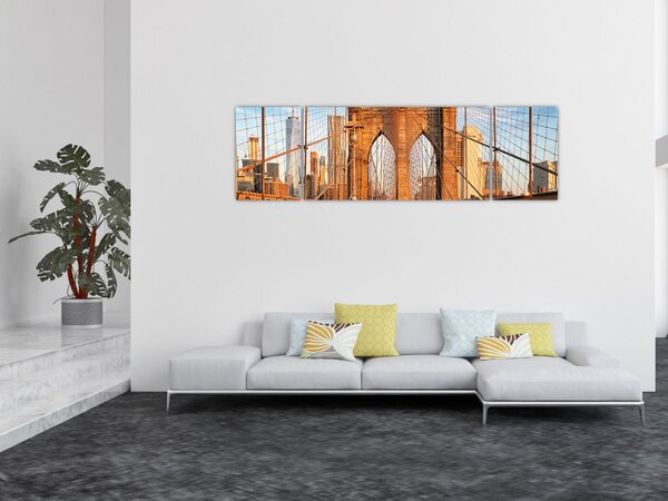 Obraz - Most Brookliński (170x50 cm)