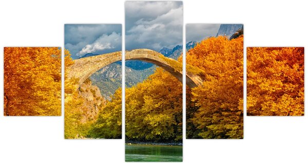 Obraz - Most Konitsa (125x70 cm)
