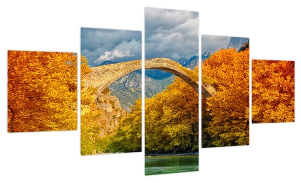 Obraz - Most Konitsa (125x70 cm)