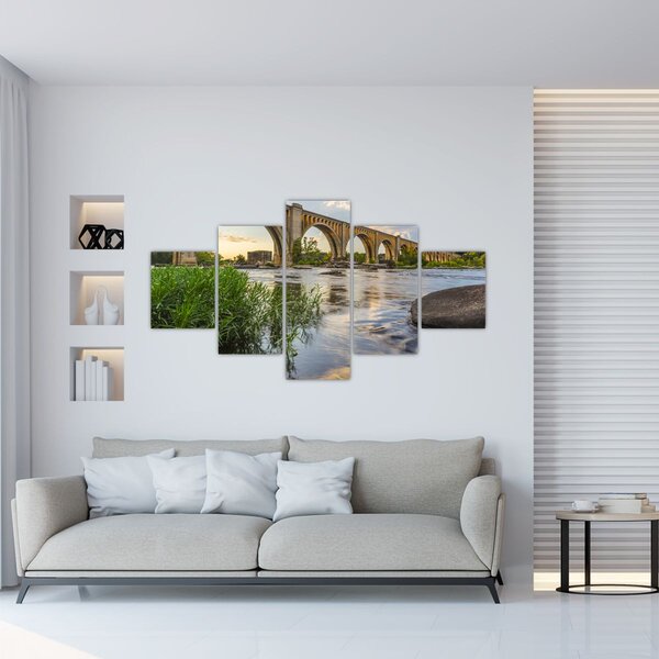 Obraz - Most kolejowy w Richmond (125x70 cm)