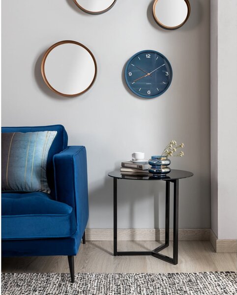 Czarny stolik Kave Home Marae, ⌀ 50 cm