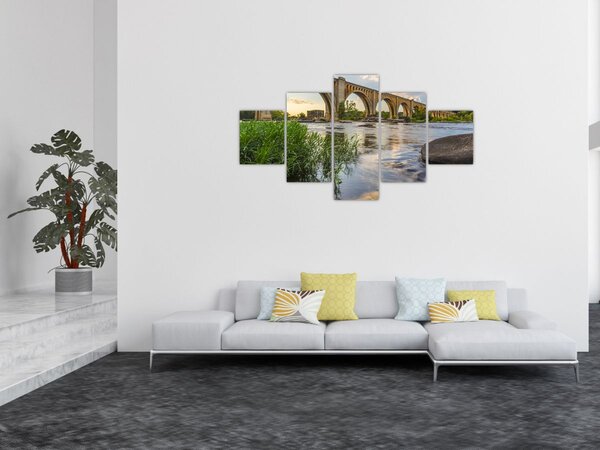 Obraz - Most kolejowy w Richmond (125x70 cm)