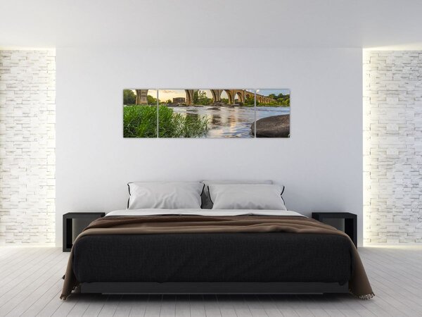 Obraz - Most kolejowy w Richmond (170x50 cm)