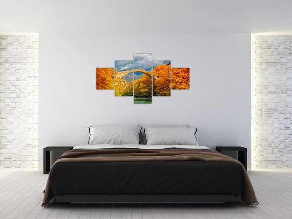 Obraz - Most Konitsa (125x70 cm)