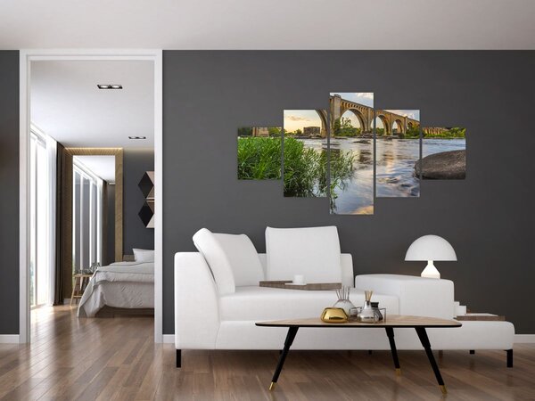Obraz - Most kolejowy w Richmond (125x70 cm)