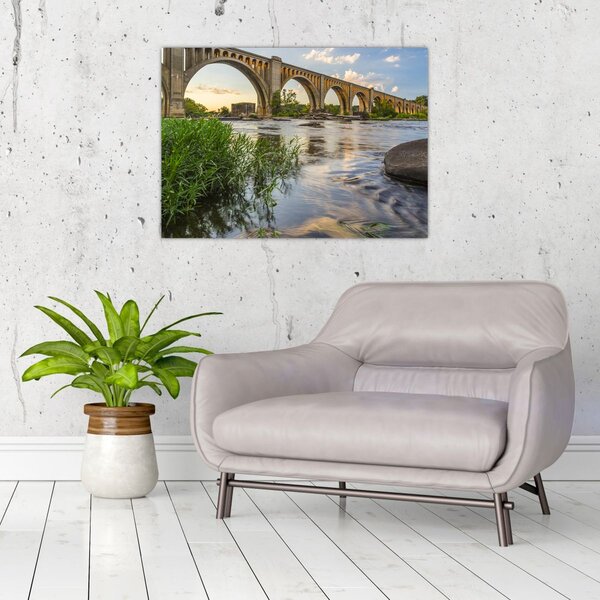 Obraz - Most kolejowy w Richmond (70x50 cm)
