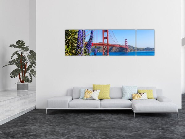 Obraz - Most Golden Gate, San Francisco (170x50 cm)