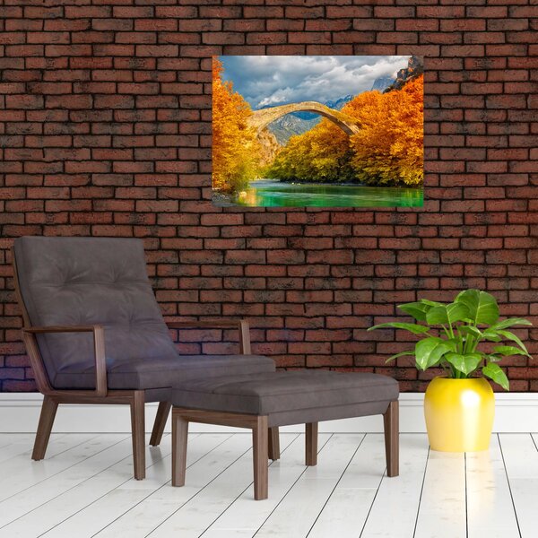 Obraz - Most Konitsa (70x50 cm)