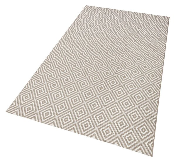 Szary chodnik odpowiedni na zewnątrz NORTHRUGS Karo, 80x150 cm