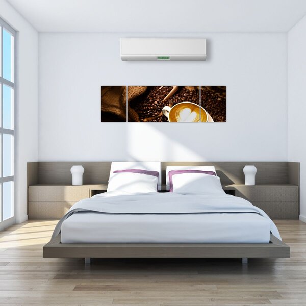 Obraz - Filiżanka kawy (170x50 cm)