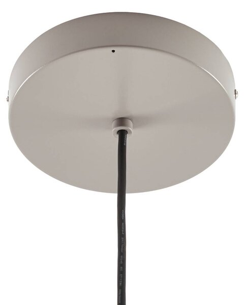 Żyrandol LED Lucande Korvyn, kolor kamiennoszary, Ø 50 cm, regulacja jasności Korvyn Lucande, możliwość ściemniania, aluminiowy / szary / cynkowy, metal, design