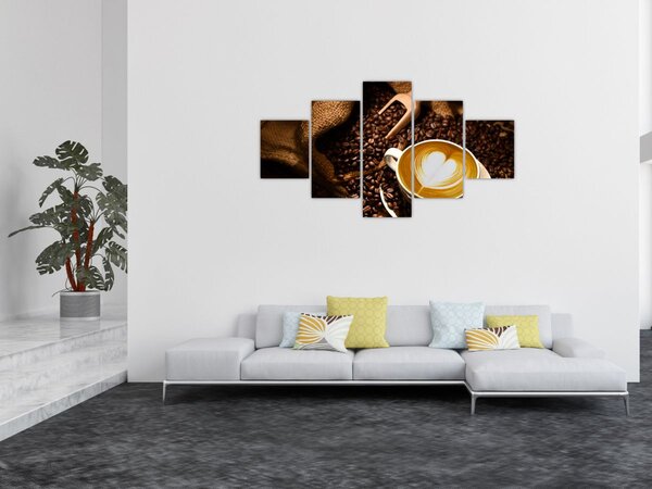 Obraz - Filiżanka kawy (125x70 cm)