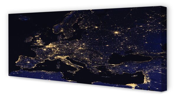 Duży obraz na płótnie Mapa Świata pod Niebem