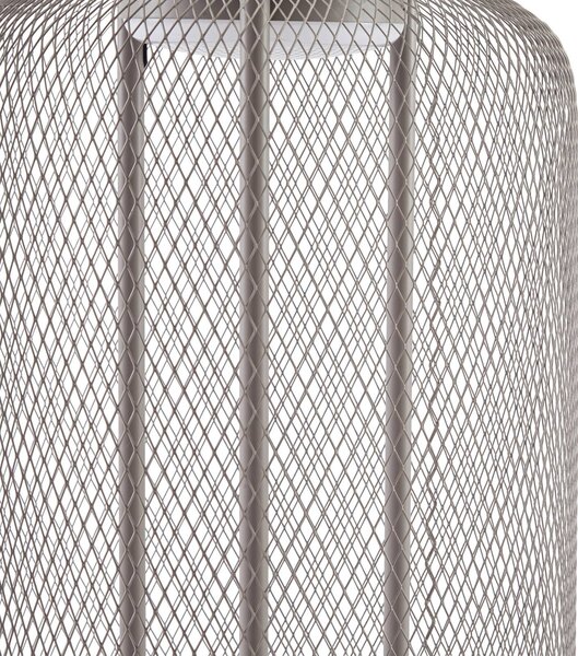 Lampa stojąca LED Lucande Korvyn, kolor kamiennoszary, wysokość 80 cm, IP44 Korvyn, aluminiowy / szary / cynkowy, metal, design