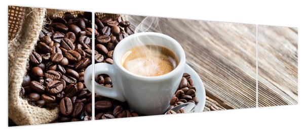 Obraz - Espresso (170x50 cm)