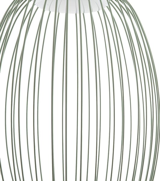 Lampa wisząca zewnętrzna LED Lucande Richi, zielona, Ø 35 cm, ściemniana Richi Lucande, możliwość ściemniania, zielony, metal, nowoczesny