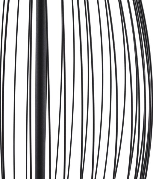 Lampa stojąca zewnętrzna LED Lucande Richi, czarna, wysokość 90 cm, IP44 Richi, czarny, metal, nowoczesny
