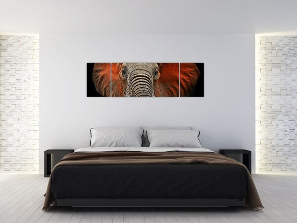 Obraz - Słonie z Tsavo (170x50 cm)