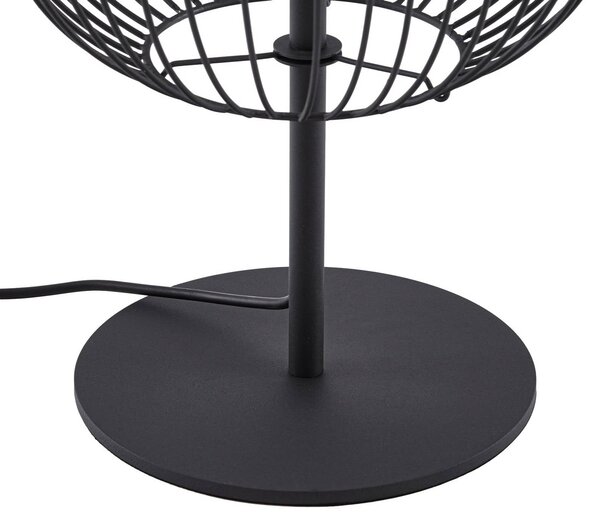 Lampa stojąca zewnętrzna LED Lucande Richi, czarna, wysokość 90 cm, IP44 Richi, czarny, metal, nowoczesny