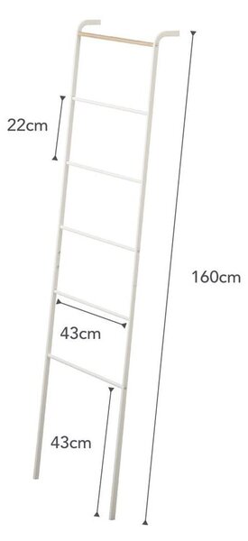 Biały wieszak/drabina YAMAZAKI Tower Ladder