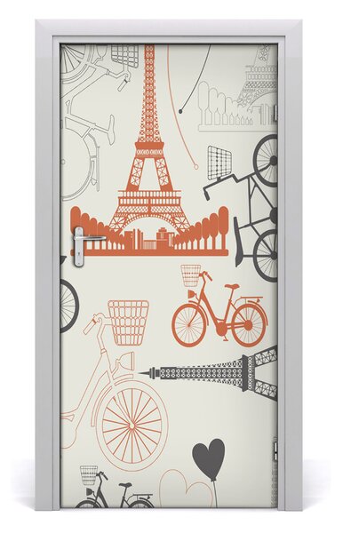 Naklejka fototapeta na drzwi Symbole Francji