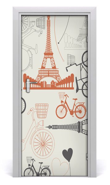 Naklejka fototapeta na drzwi Symbole Francji