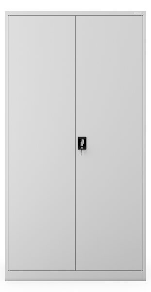 Szafa biurowa metalowa szeroka i wysoka szara, 1150x2200x400 mm: JAN II H2200