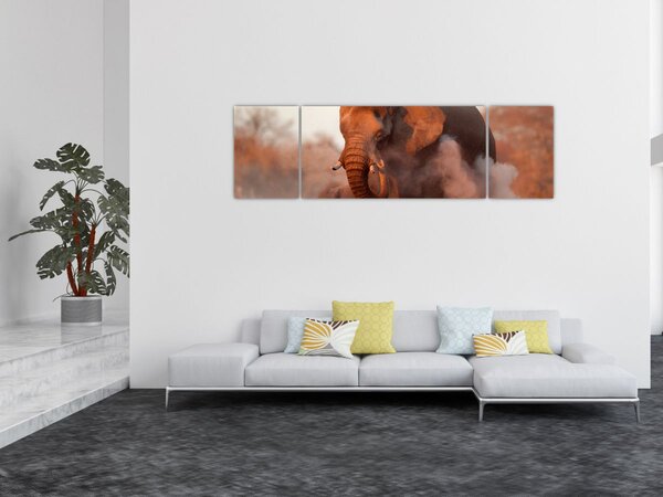 Obraz - Wielki słoń afrykański (170x50 cm)