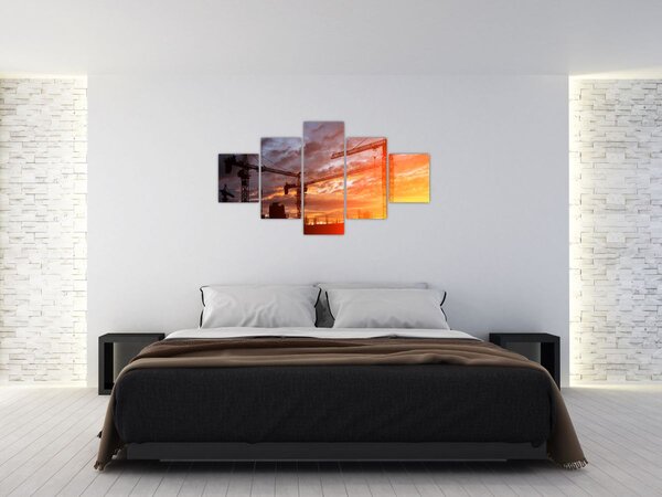 Obraz - Plac budowy (125x70 cm)