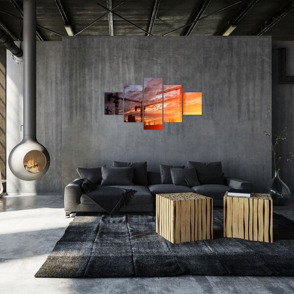 Obraz - Plac budowy (125x70 cm)