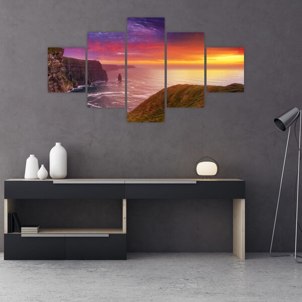 Obraz - Klify Moheru (125x70 cm)