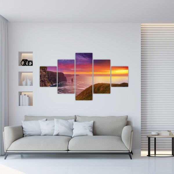 Obraz - Klify Moheru (125x70 cm)