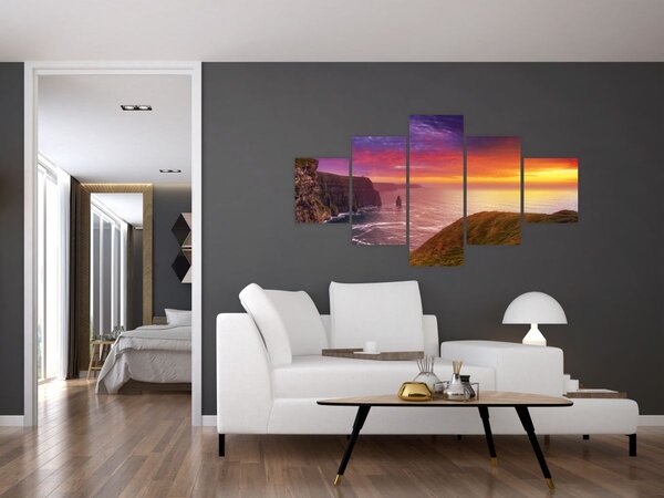 Obraz - Klify Moheru (125x70 cm)