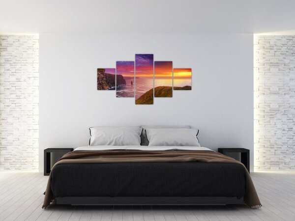 Obraz - Klify Moheru (125x70 cm)
