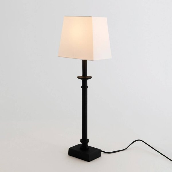 Holländer Lampa stołowa PALMARIA, czarny, salon / jadalnia, aluminium