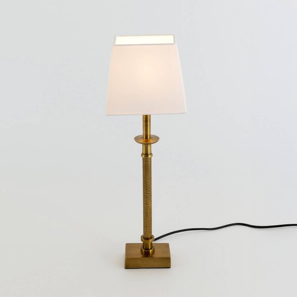 Holländer Lampa stołowa PALMARIA, mosiężny / złoty, salon / jadalnia, aluminium