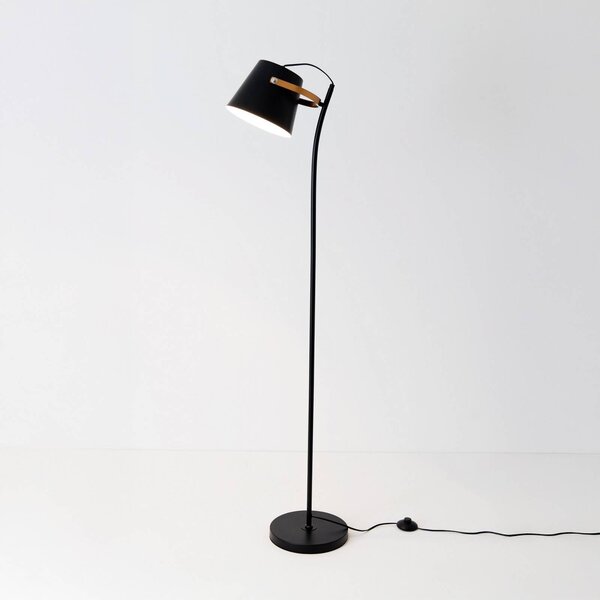 Holländer Lampa stojąca ESPERTO, czarny, salon / jadalnia, metal