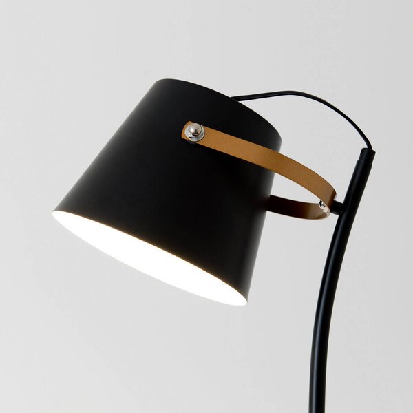 Holländer Lampa stojąca ESPERTO, czarny, salon / jadalnia, metal
