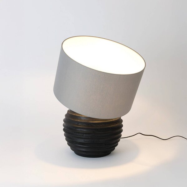 Holländer Lampa stołowa GIOACCHINO, czarny, salon / jadalnia, drewno
