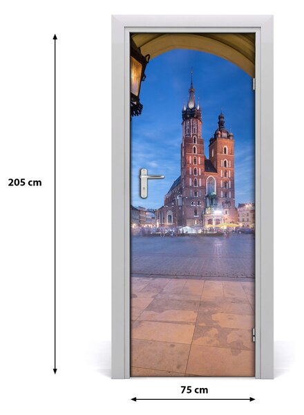 Fototapeta samoprzylepna na drzwi Kraków Polska