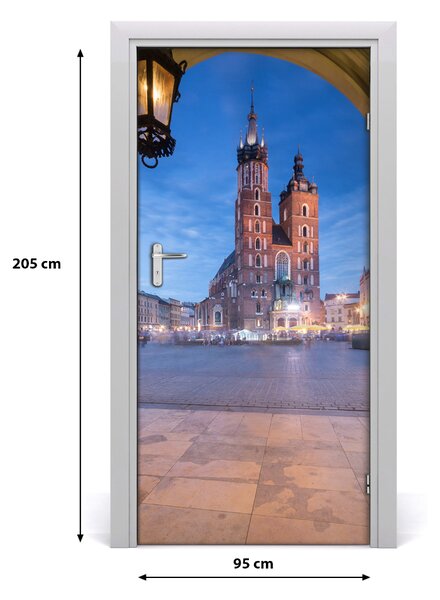 Fototapeta samoprzylepna na drzwi Kraków Polska