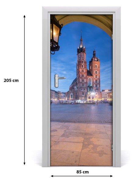 Fototapeta samoprzylepna na drzwi Kraków Polska