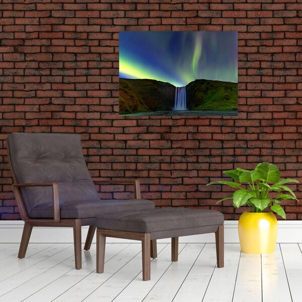 Obraz - Zorza polarna na Islandii (70x50 cm)