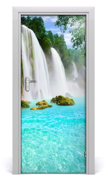 Naklejka fototapeta na drzwi Krajobrazy Wodospad