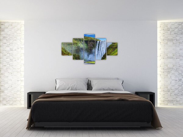Obraz - Wodospad Seljalandsfoss (125x70 cm)
