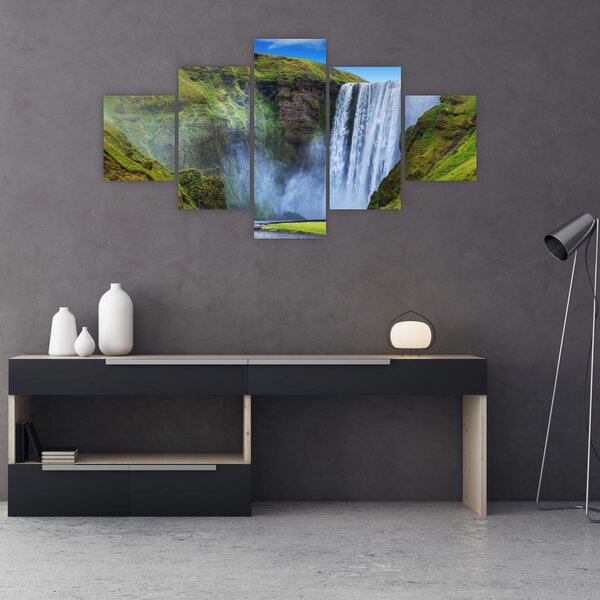 Obraz - Wodospad Seljalandsfoss (125x70 cm)