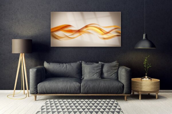 Obraz Szklany Abstrakcja Fale Art Sztuka