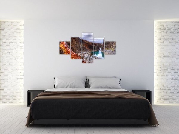 Obraz - Kanion Studlagil (125x70 cm)