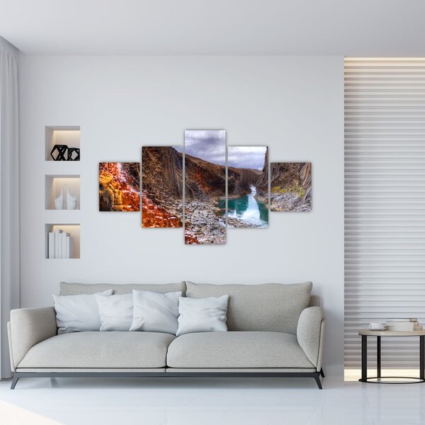 Obraz - Kanion Studlagil (125x70 cm)