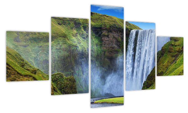 Obraz - Wodospad Seljalandsfoss (125x70 cm)